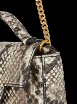 Women Balmain B-Buzz Snakeskin-effect Leather Mini Bag
