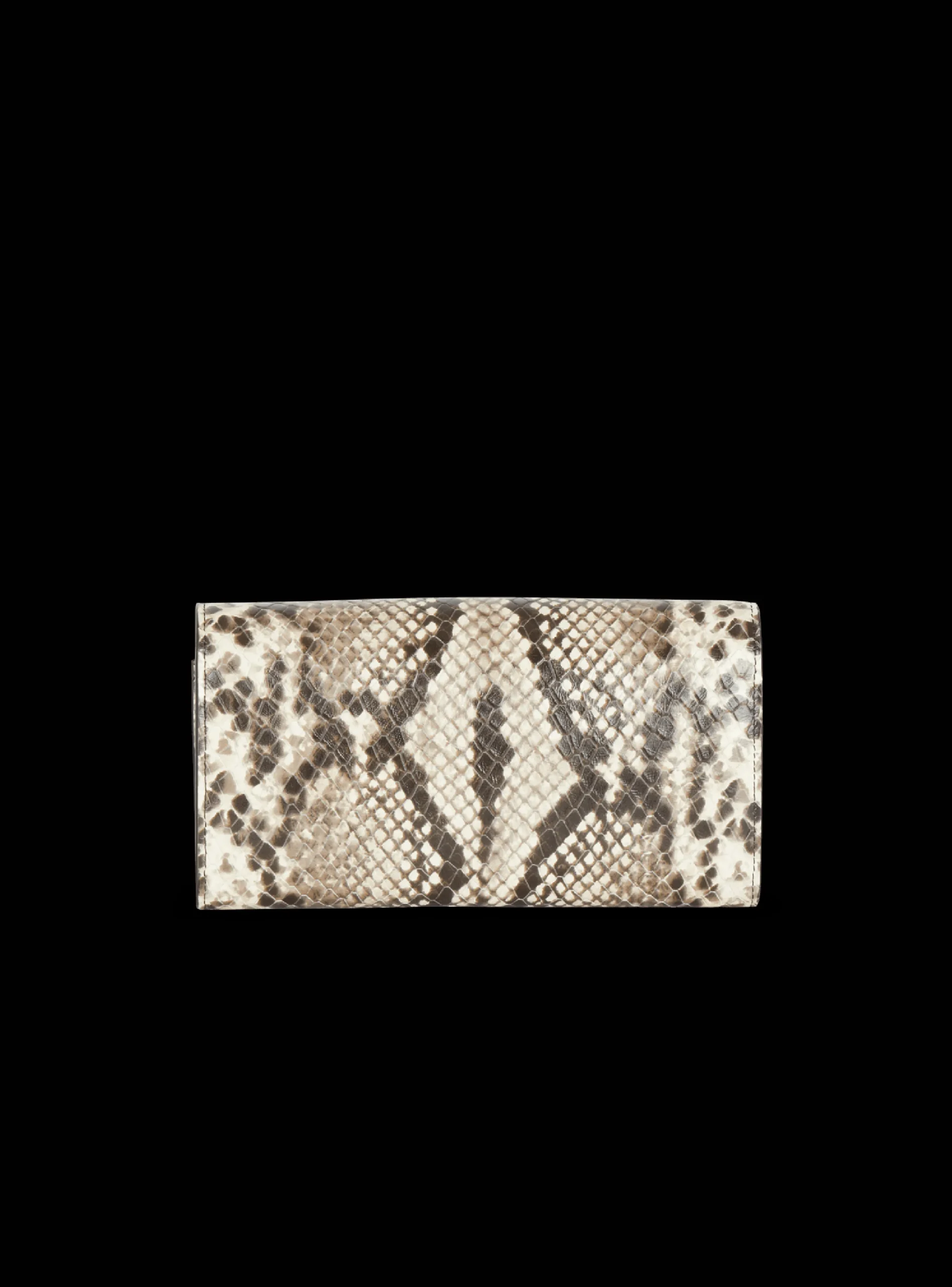 Women Balmain B-Buzz Snakeskin-effect Leather Wallet