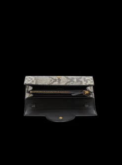 Women Balmain B-Buzz Snakeskin-effect Leather Wallet