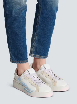 Women Balmain B-Court Leather Trainers