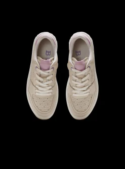 Women Balmain B-Court Flip Leather Trainers