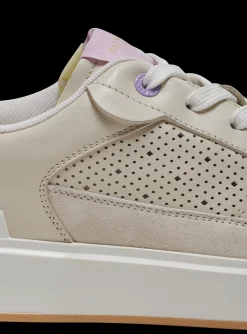 Women Balmain B-Court Flip Leather Trainers