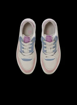Women Balmain B-Court Flip Leather Trainers