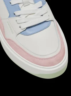 Women Balmain B-Court Flip Leather Trainers
