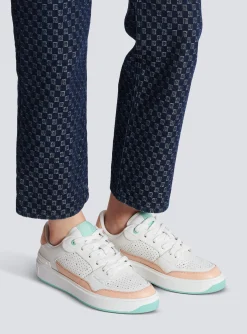 Women Balmain B-Court Flip Leather Trainers