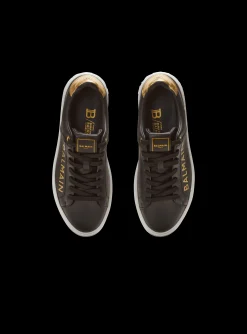 Women Balmain B-Court Leather Trainers