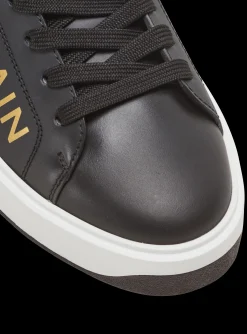 Women Balmain B-Court Leather Trainers