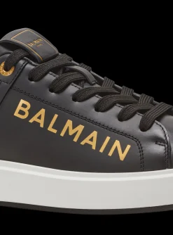 Women Balmain B-Court Leather Trainers