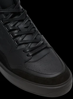 Balmain B-Court Mid-top Leather Trainers