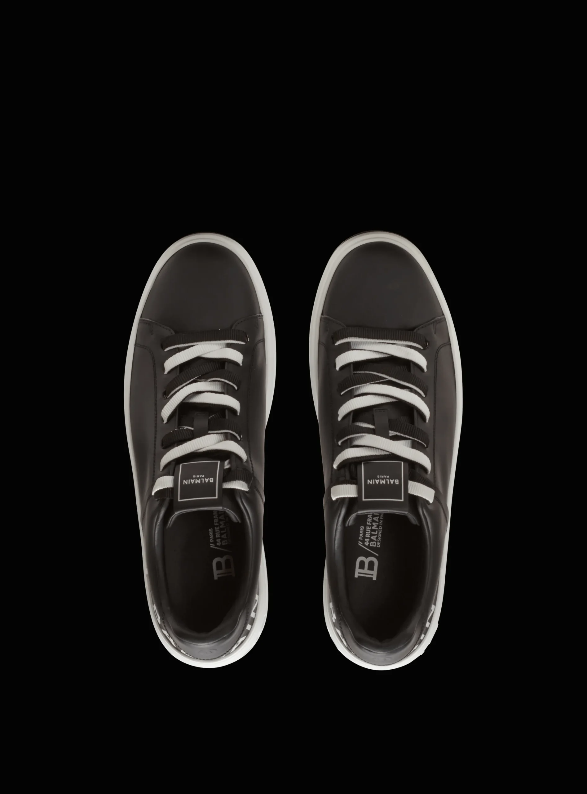 Balmain B-Court Smooth Leather Trainers