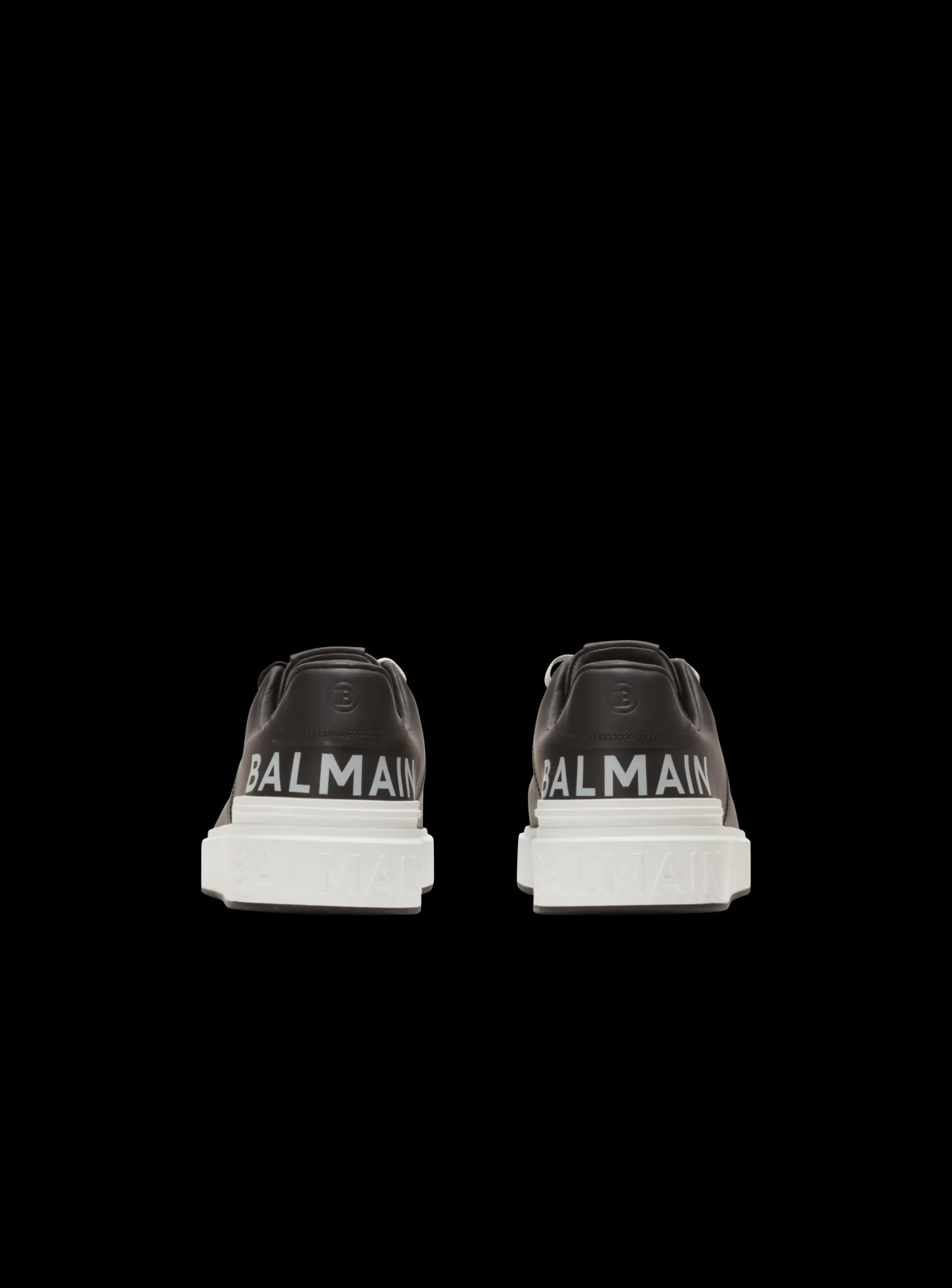 Balmain B-Court Smooth Leather Trainers