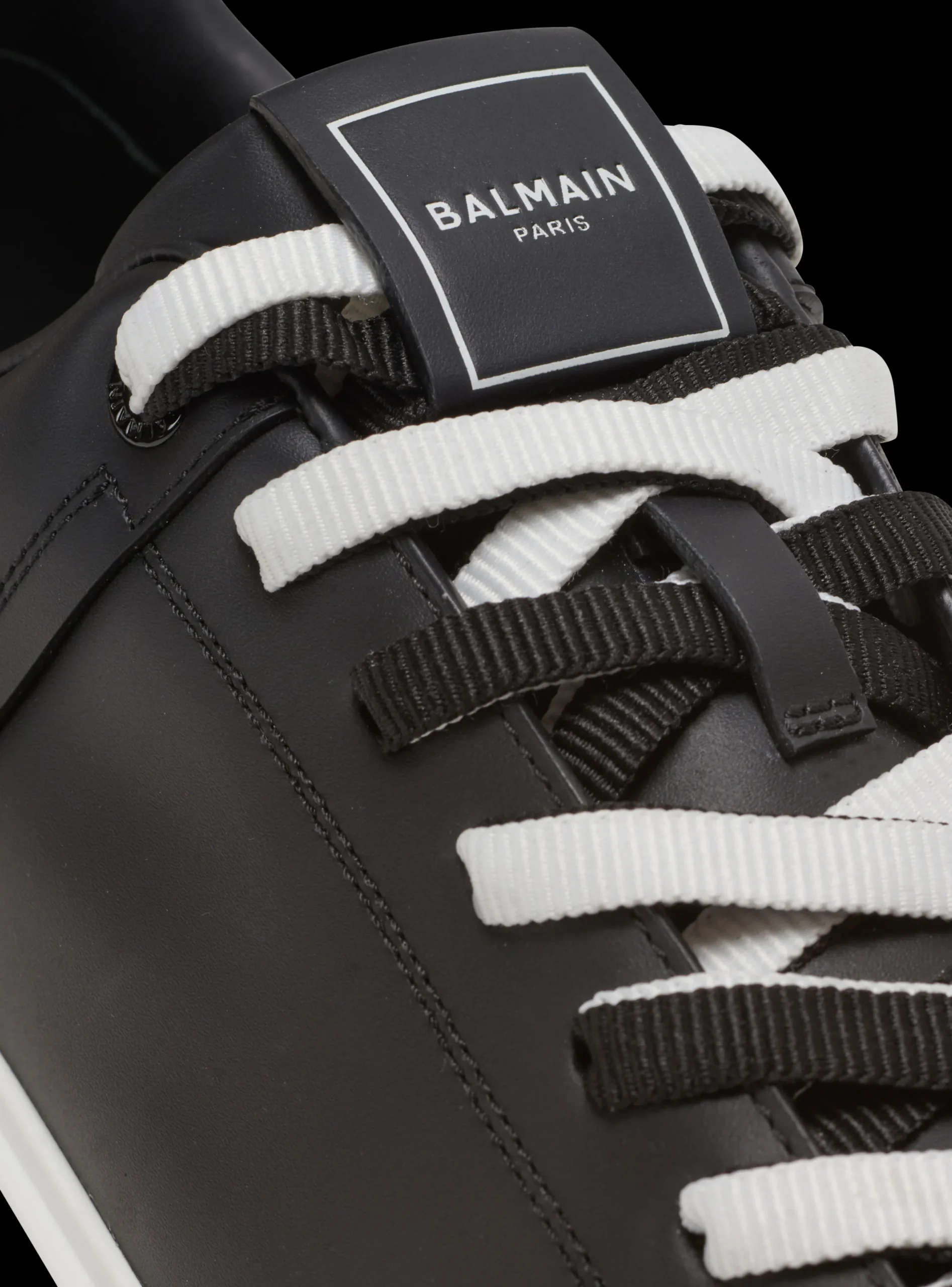 Balmain B-Court Smooth Leather Trainers