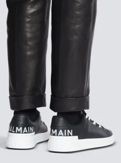 Balmain B-Court Smooth Leather Trainers