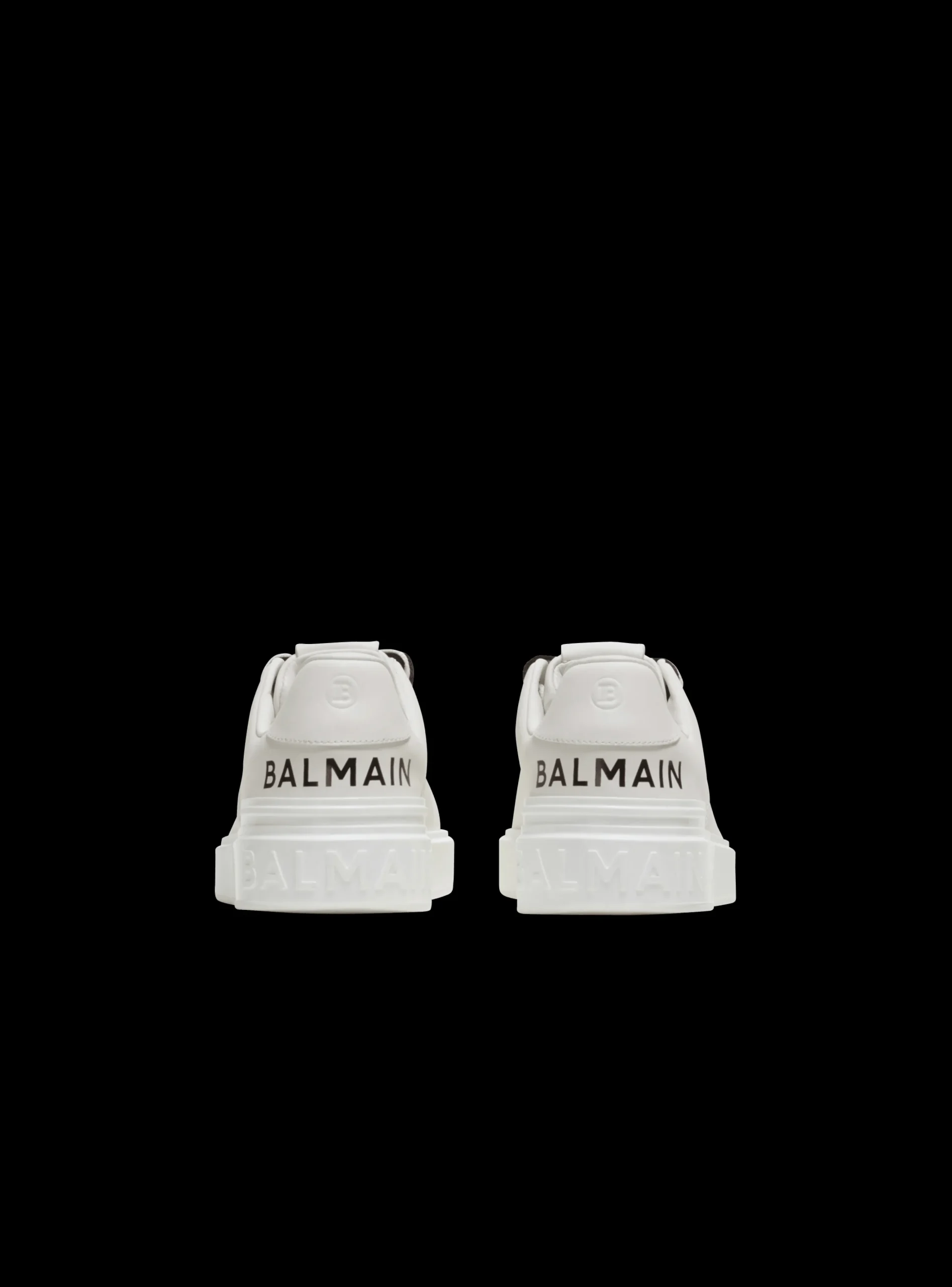 Balmain B-Court Smooth Leather Trainers