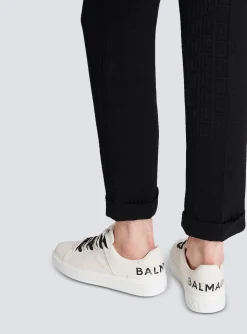 Balmain B-Court Smooth Leather Trainers
