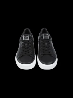Women Balmain B-Court Trainers In Calfskin