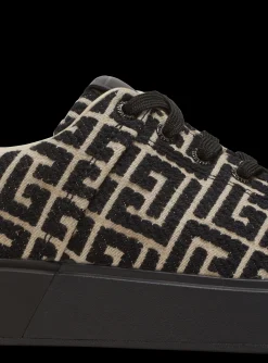 Balmain B-Court Trainers With Jacquard Monogram