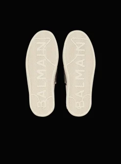 Women Balmain B-Court Trainers With Jacquard Monogram