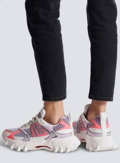 Women Balmain B-East PB Trainers In Technical Materials And Mesh