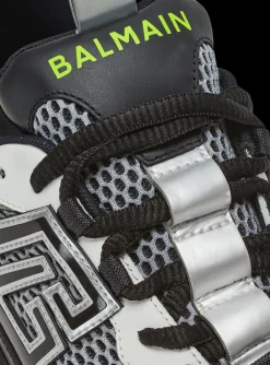 Women Balmain B-East PB Trainers In Technical Materials And Mesh