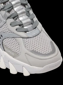 Balmain B-East PB Trainers In Technical Materials And Mesh