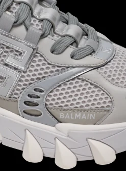 Balmain B-East PB Trainers In Technical Materials And Mesh