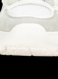 Balmain B-East Trainers In Leather, Suede And Mesh