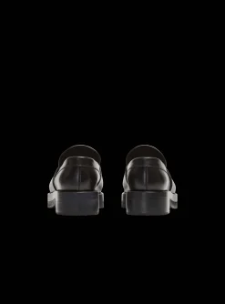 Balmain Ben Smooth Leather Loafers