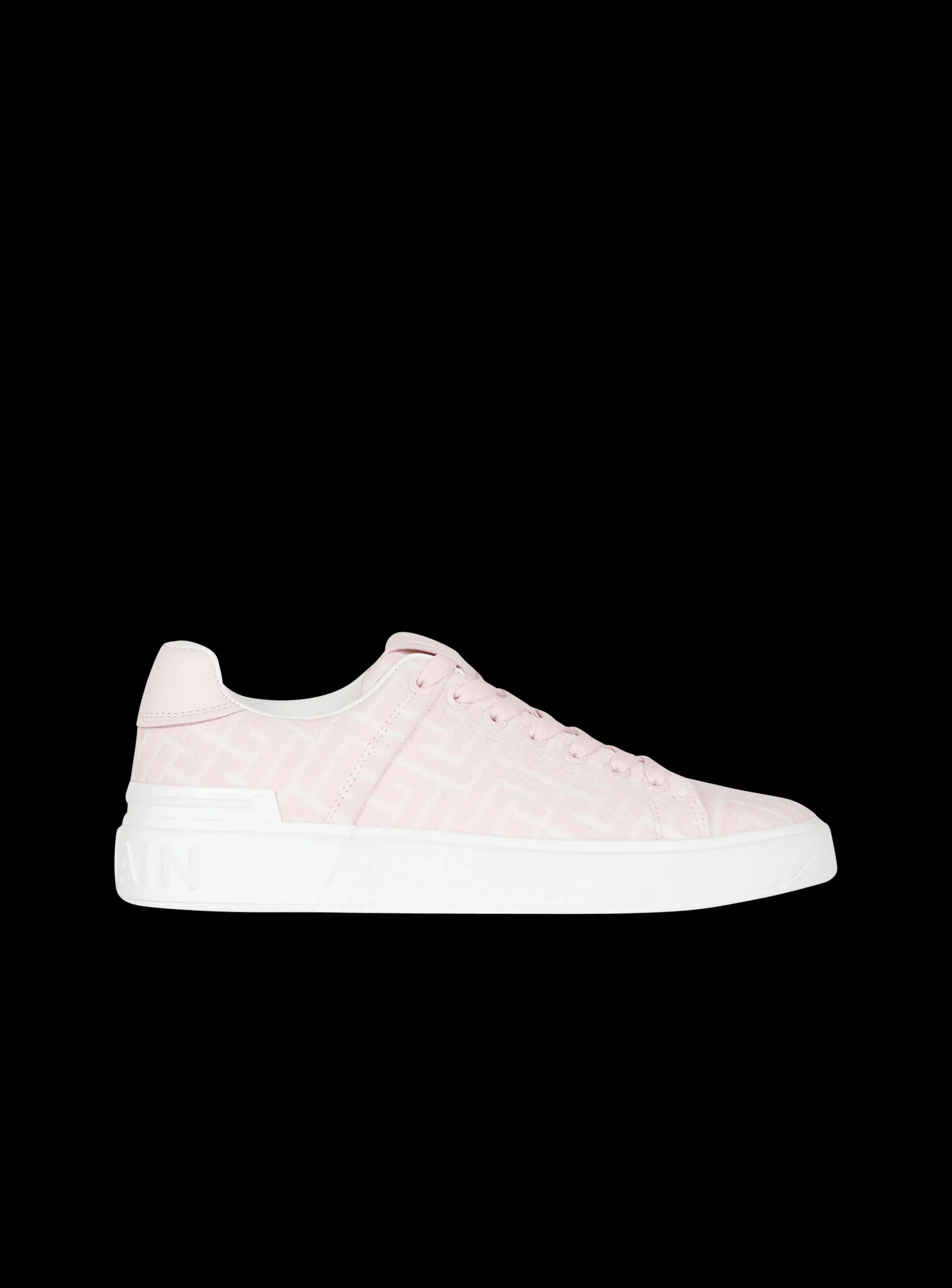 Women Balmain Bicolor Jacquard B-Court Sneakers