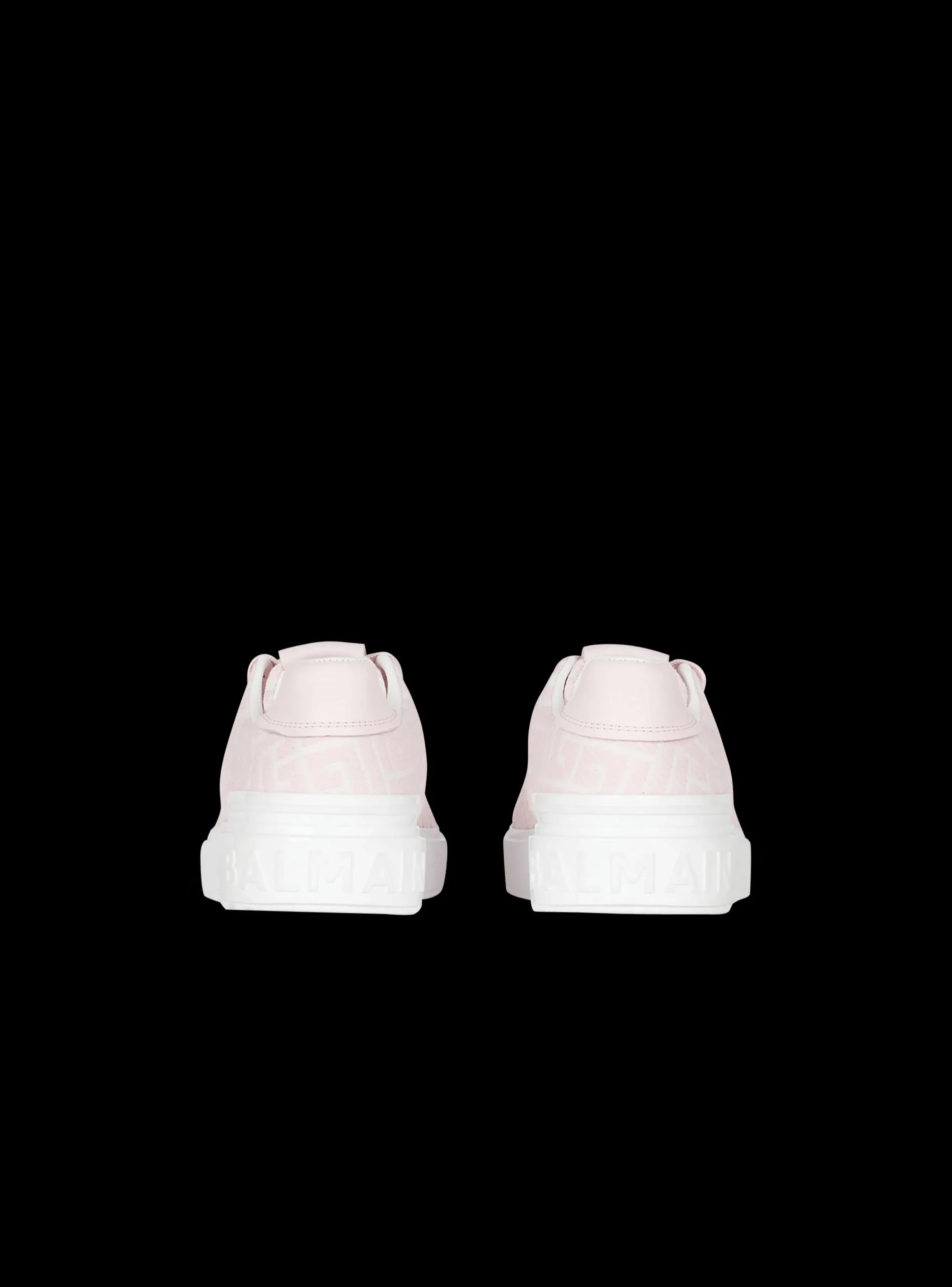 Women Balmain Bicolor Jacquard B-Court Sneakers