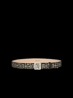 Balmain Bicolor Jacquard PB Belt Belt