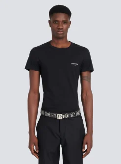 Balmain Bicolor Jacquard PB Belt Belt