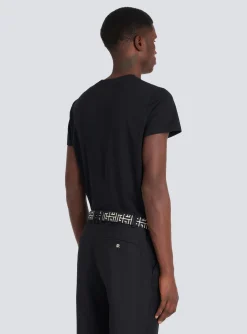 Balmain Bicolor Jacquard PB Belt Belt