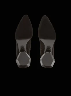 Balmain Billy Suede Ankle Boots With Diamond Heel