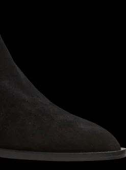 Balmain Billy Suede Ankle Boots With Diamond Heel