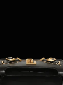 Women Balmain Blaze Clutch Bag In Smooth Leather