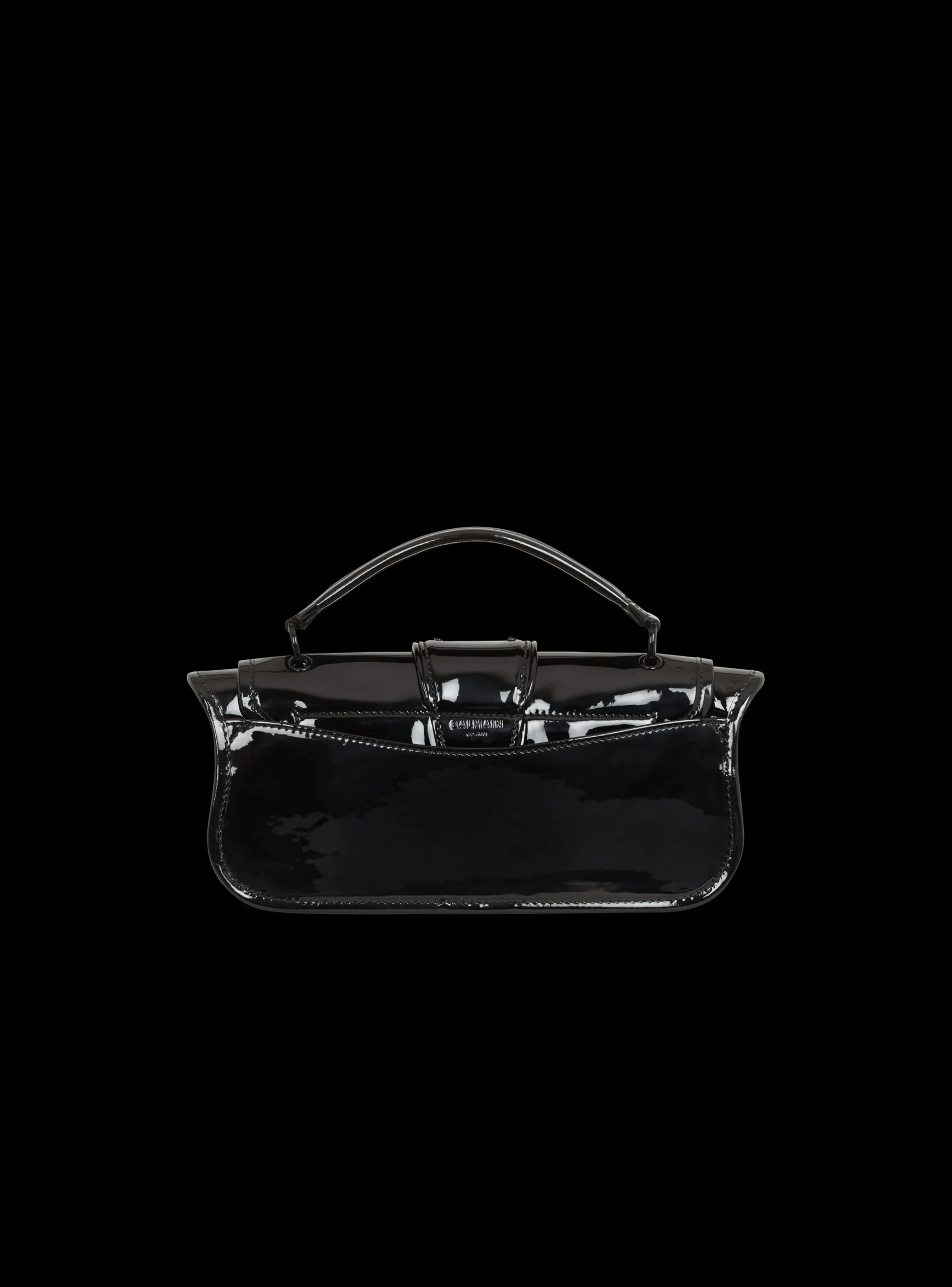 Women Balmain Blaze Pouch In Patent Leather