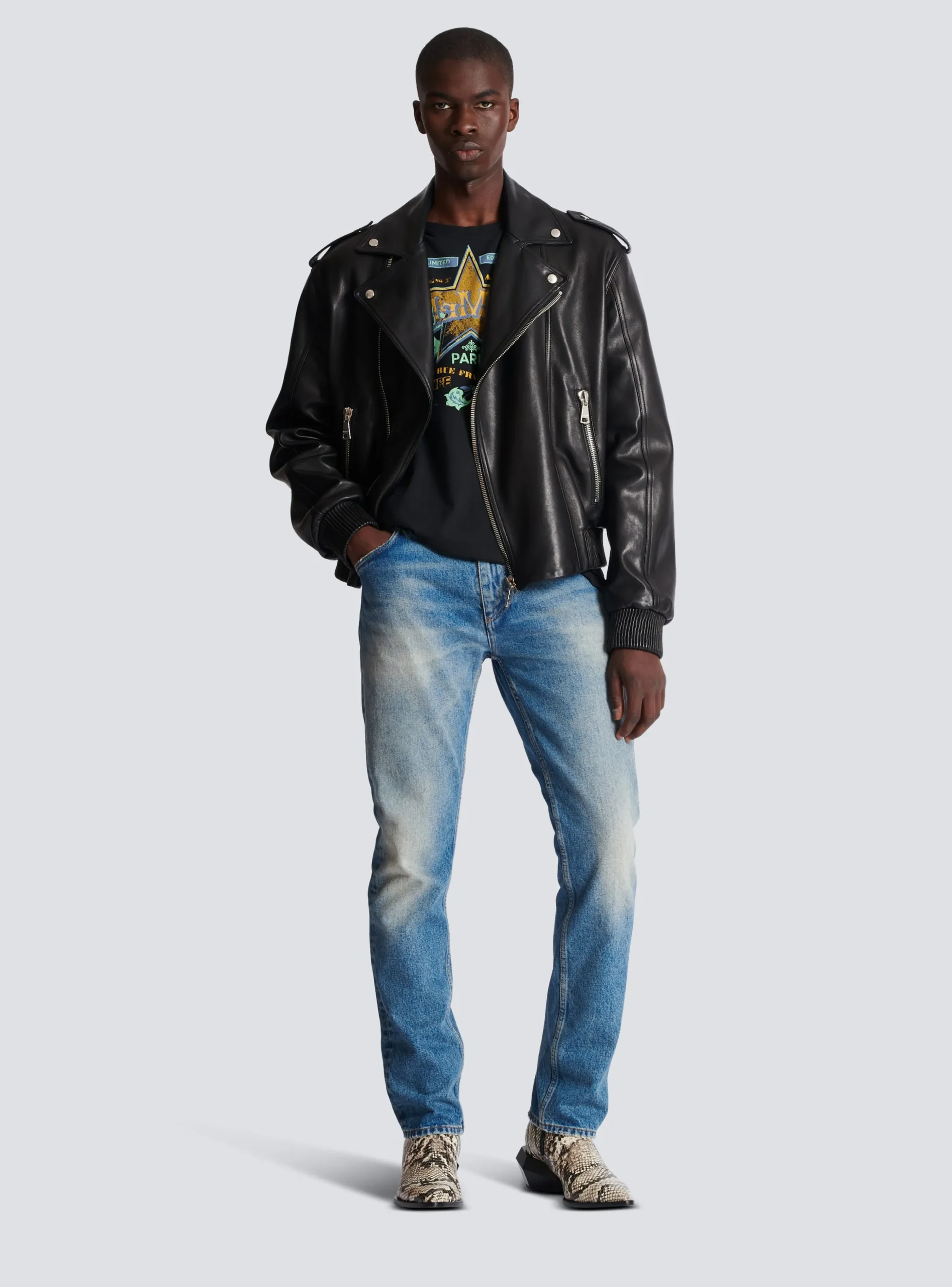Balmain Wash Vintage Denim Jeans