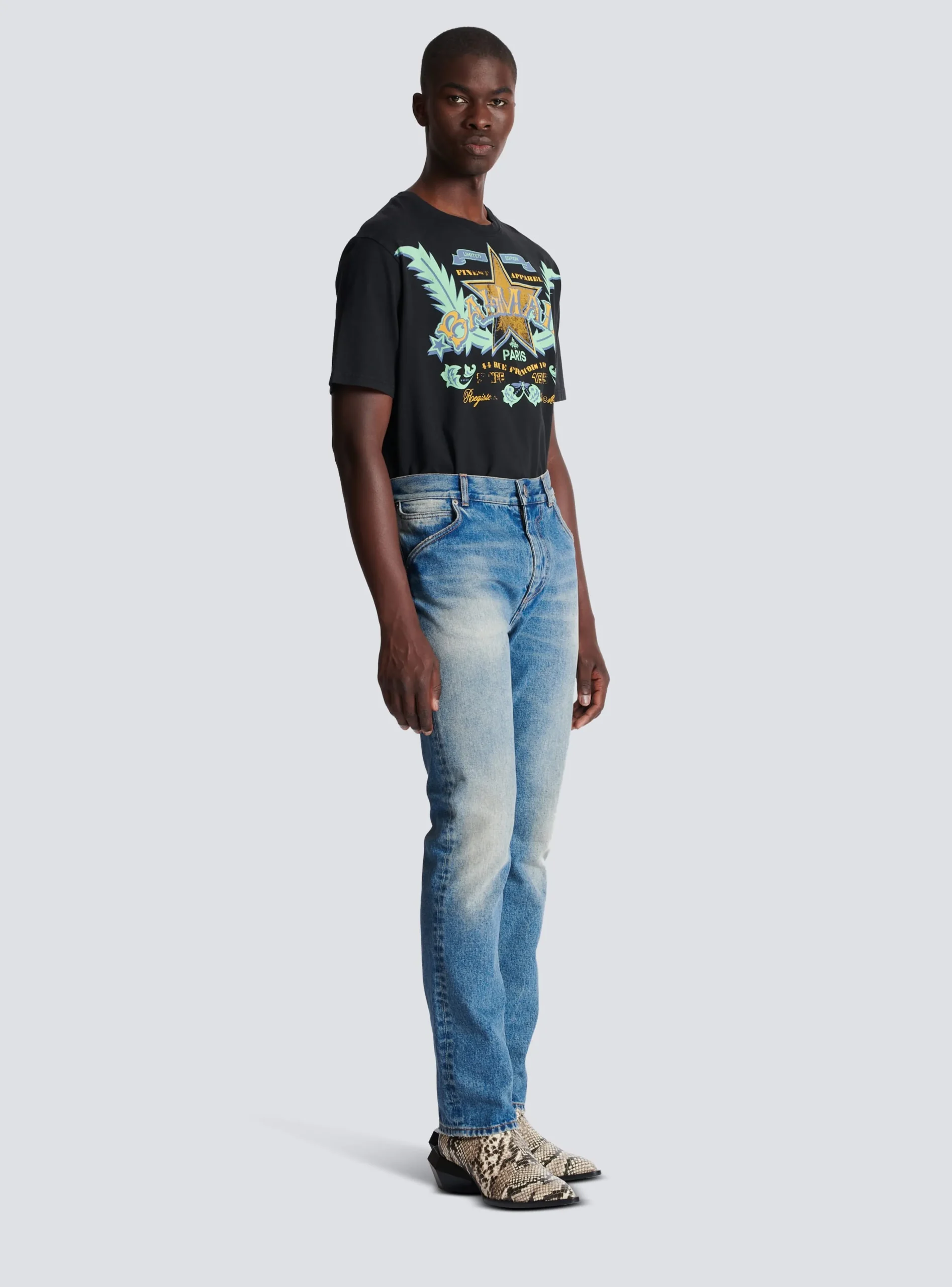 Balmain Wash Vintage Denim Jeans
