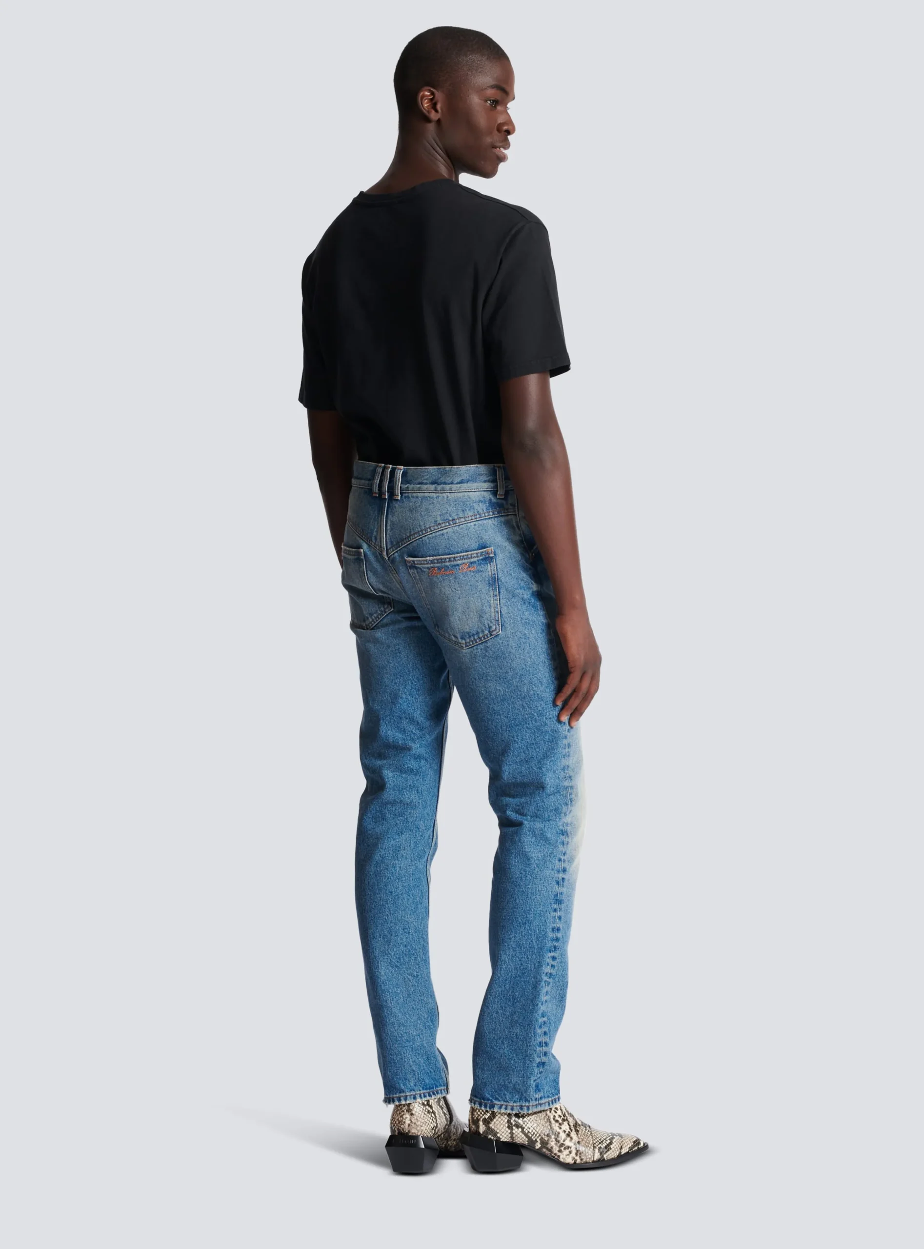 Balmain Wash Vintage Denim Jeans