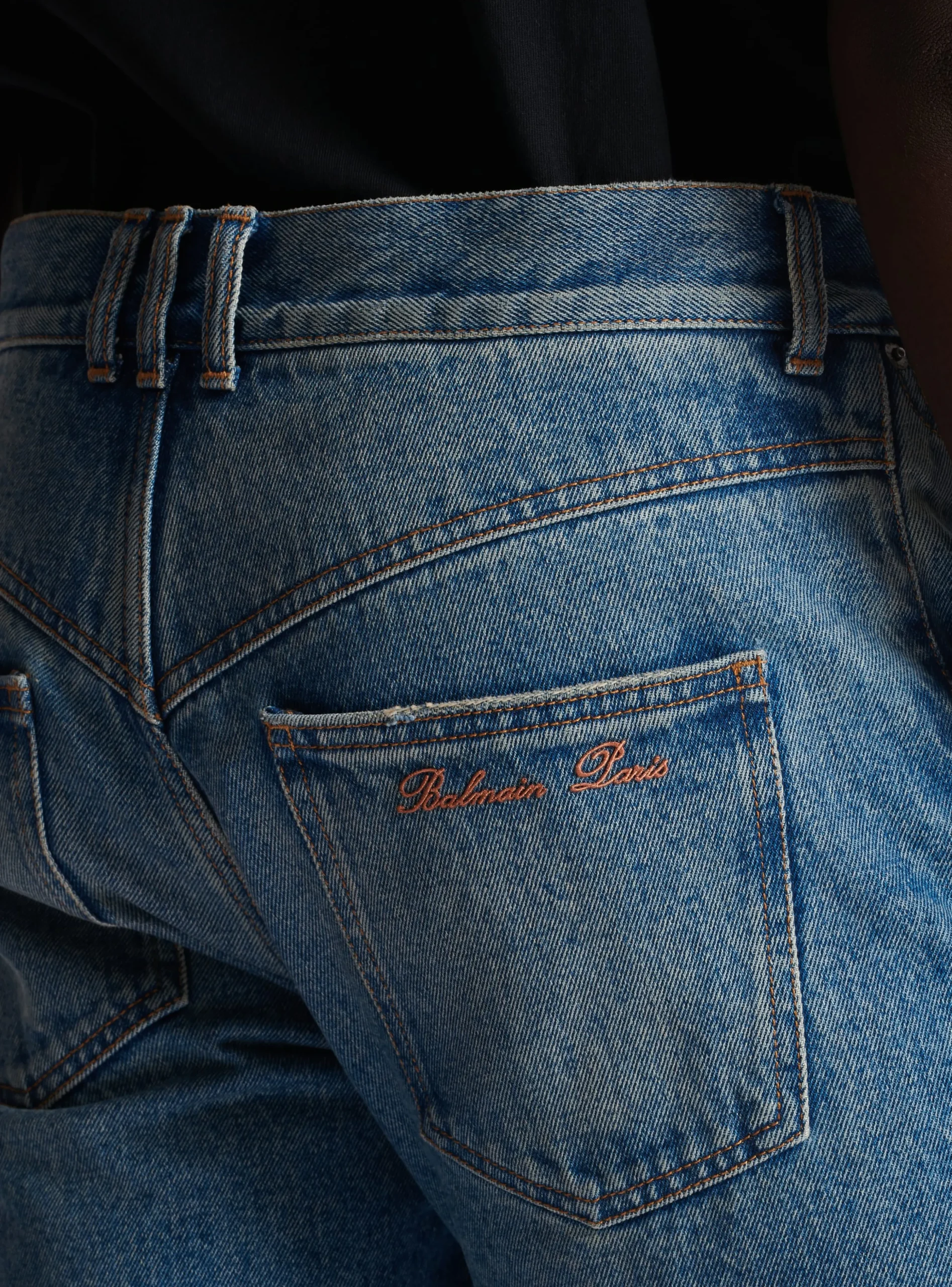Balmain Wash Vintage Denim Jeans