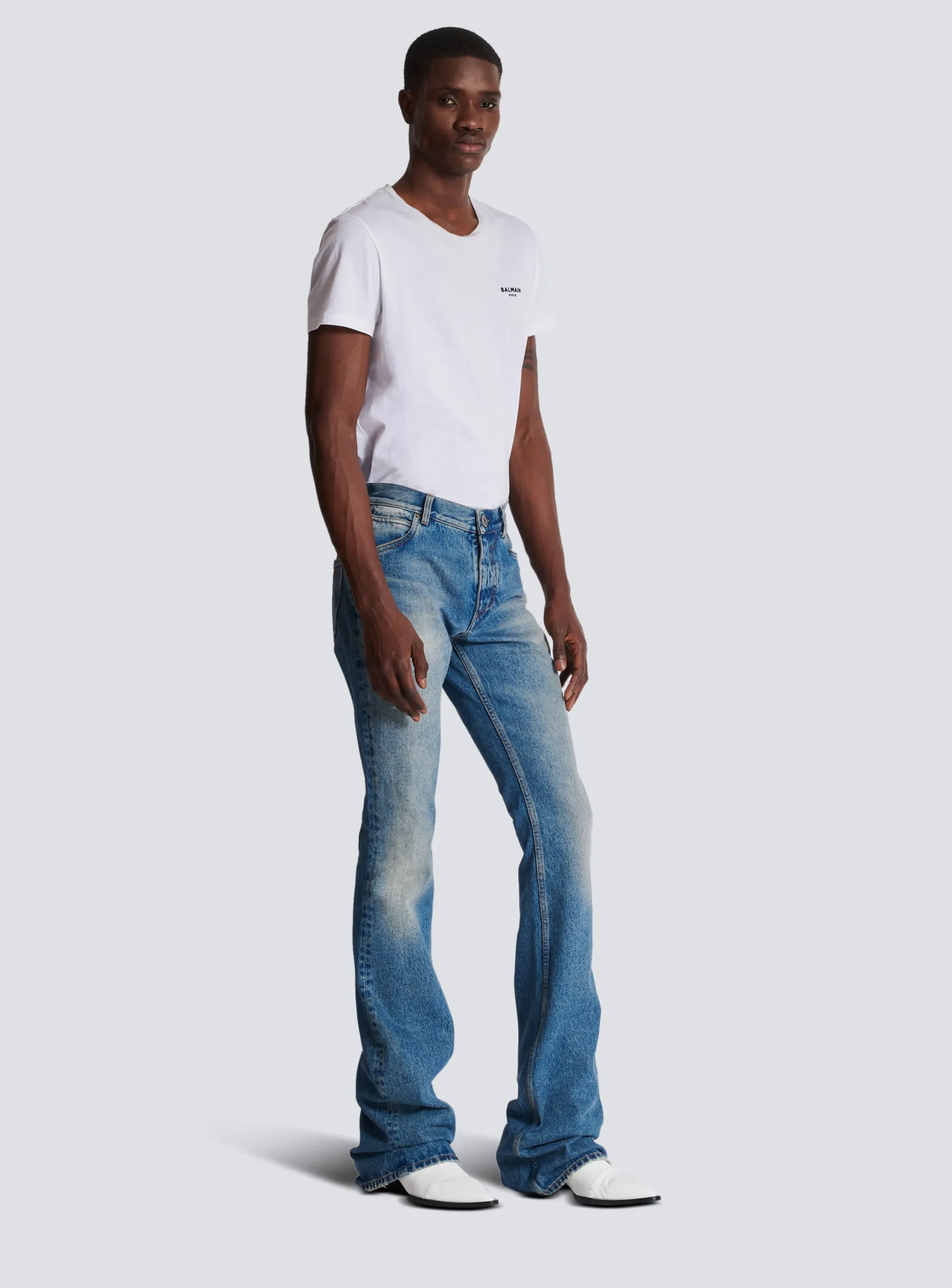Balmain Wash Vintage Denim Jeans