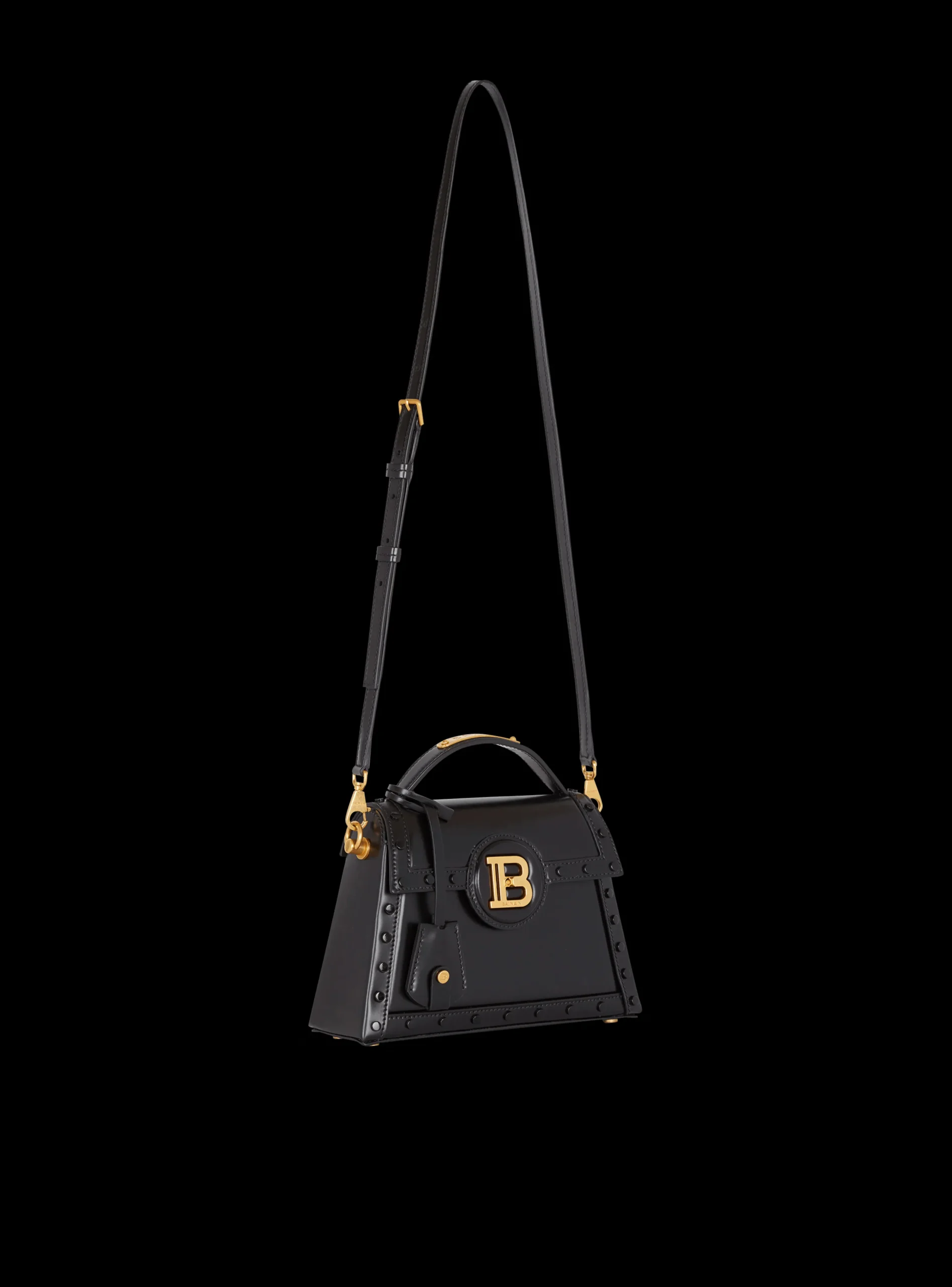 Balmain Box Leather B-Buzz Dynasty Bag