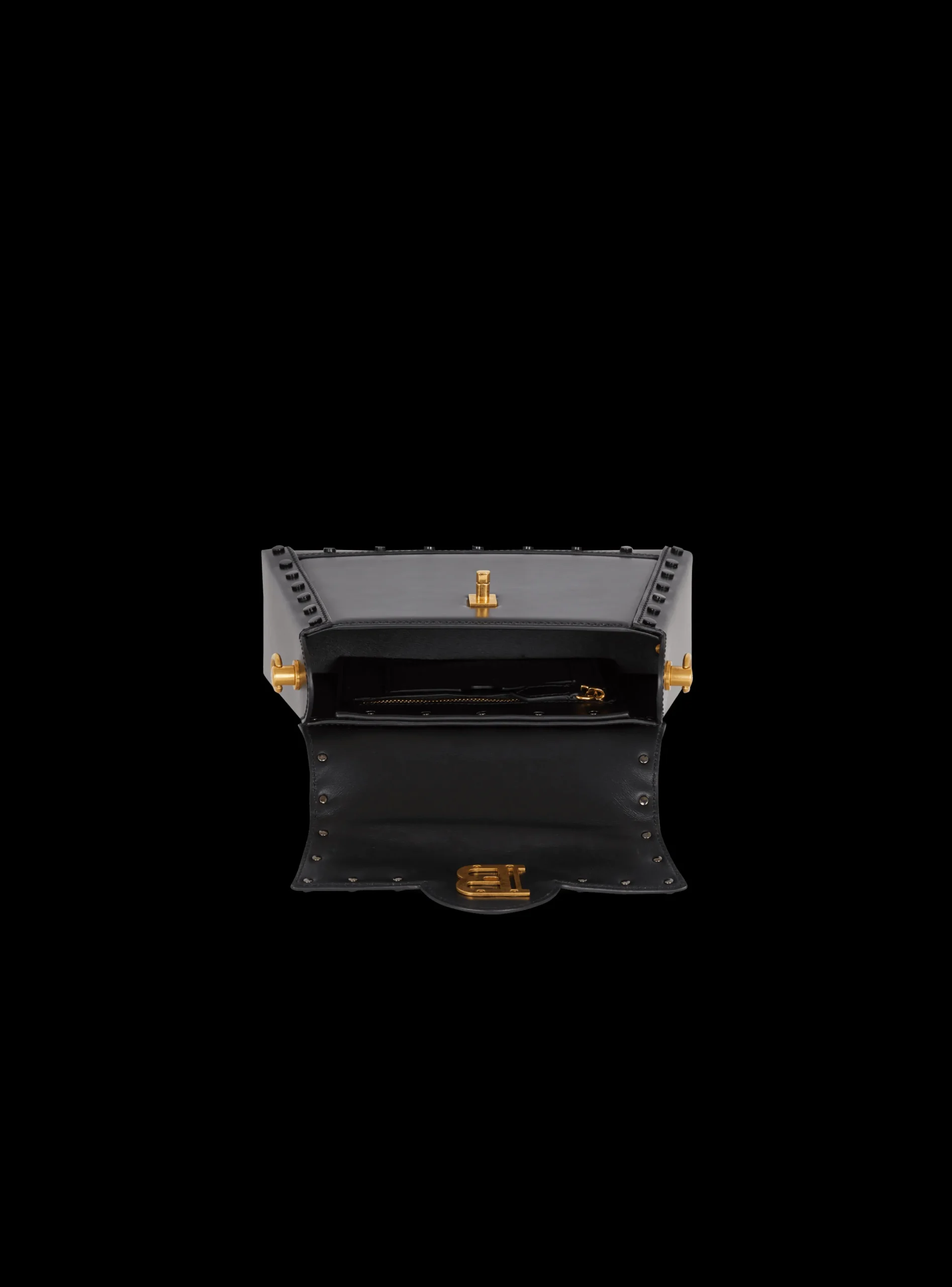 Balmain Box Leather B-Buzz Dynasty Bag