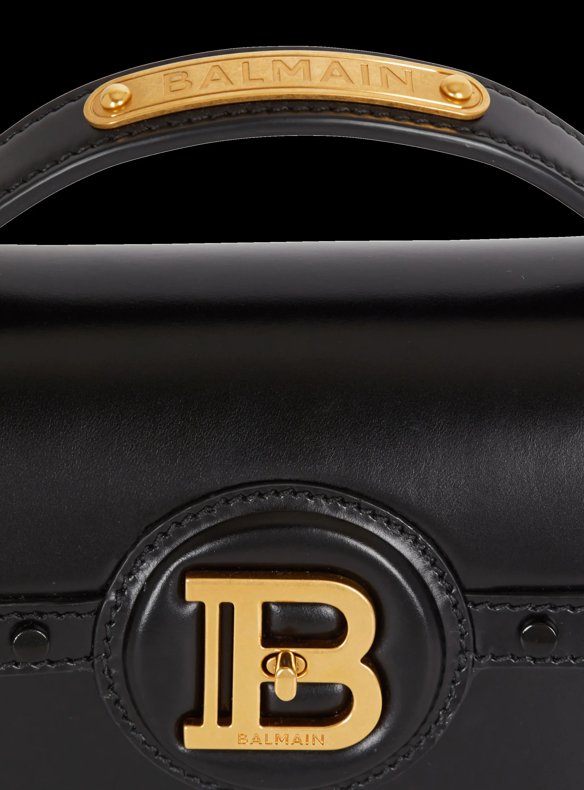 Balmain Box Leather B-Buzz Dynasty Bag