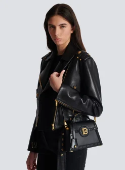 Balmain Box Leather B-Buzz Dynasty Bag