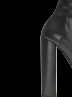Women Balmain Brune Leather Boots