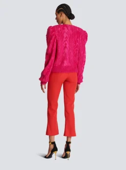 Women Balmain Brushed Mohair Jumper