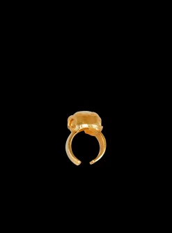 Women Balmain Buffalo Skull Ring