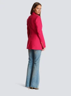 Women Balmain 2-button Cinched-waist Jacket